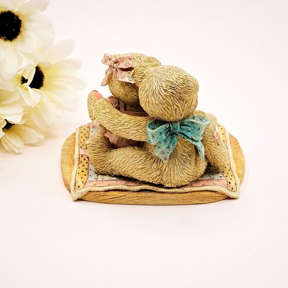 Cherished Teddies Figurines, Nathaniel & Nellie, Teddy Bear Collectibles - Picture 8 of 10